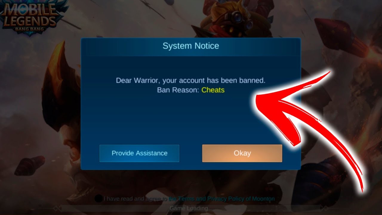 Mobile Legends Account Banned